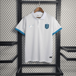 Polo Blanco Azul Inglaterra