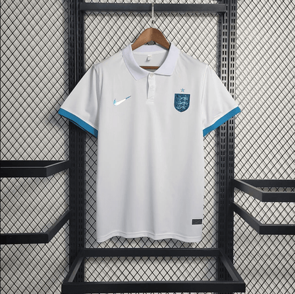 Polo Blanco Azul Inglaterra