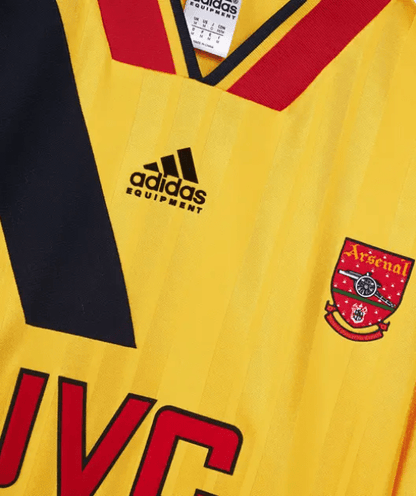 Camiseta de visitante del Arsenal 93/94