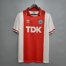 Camiseta local del Ajax 90/91
