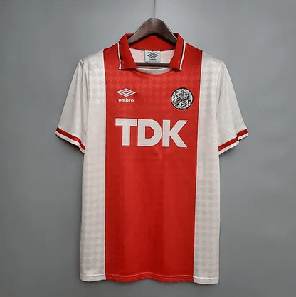 Camiseta local del Ajax 90/91