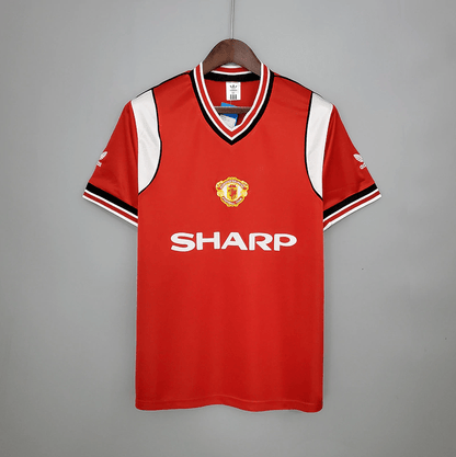 Camiseta local del Manchester United 85/86