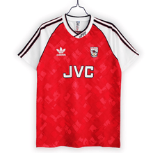 Camiseta local del Arsenal 90/91