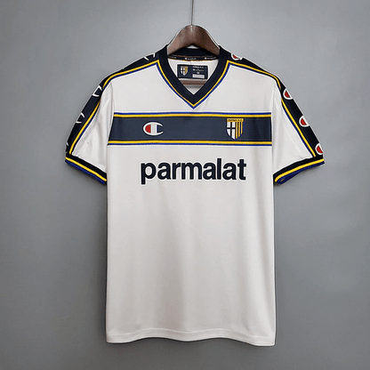 Camiseta local del Parma 2002/03