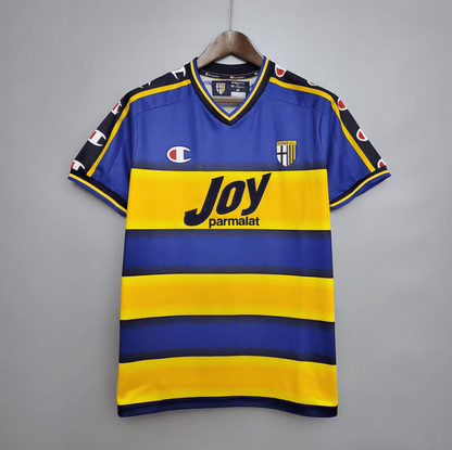 Camiseta local del Parma 2001/02