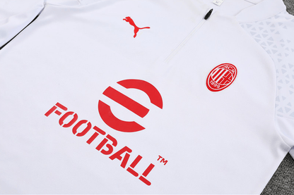 Camiseta con media cremallera del AC Milan
