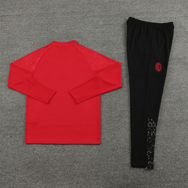 Camiseta con media cremallera del AC Milan