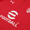 Camiseta con media cremallera del AC Milan