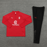Camiseta con media cremallera del AC Milan
