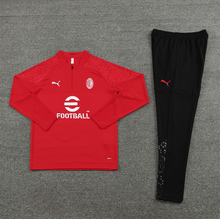 Camiseta con media cremallera del AC Milan