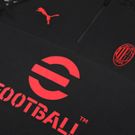 Camiseta con media cremallera del AC Milan