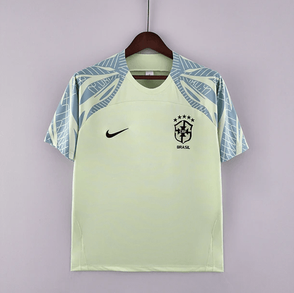 Camiseta de entrenamiento de Brasil verde claro 2022