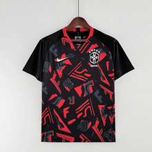 Camiseta de entrenamiento de Brasil rojo y negro 2022