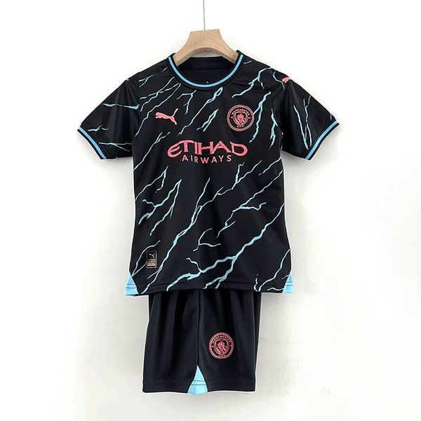 Kit infantil del Manchester City 23/24