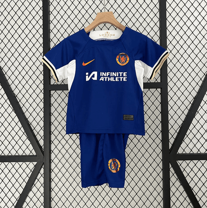 Kit local infantil del Chelsea 23/24