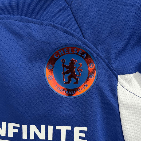 Kit local infantil del Chelsea 23/24