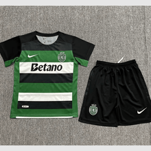 Kit local infantil del Sporting 2024/25