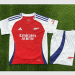 Kit local infantil del Arsenal 2024/25