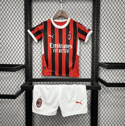 Kit infantil del AC Milan 2024/25