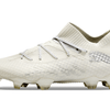 Chuteira Campo Puma Future 7 FG Branca e Prata "Eclipse Pack"