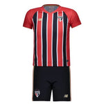 Conjunto Infantil São Paulo II 25/26 Rojo y Negro
