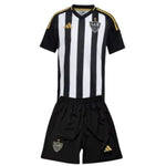 Conjunto infantil Atlético Mineiro I 25/26 - Blanco y negro