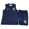 Conjunto de camiseta de entrenamiento Santos 24/25 - Azul marino