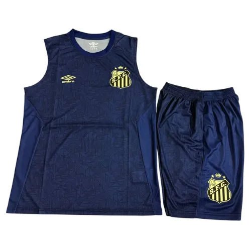Conjunto de camiseta de entrenamiento Santos 24/25 - Azul marino