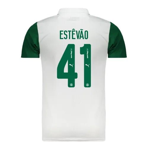 Camiseta Palmeiras Segunda Equipación 25/26 - Blanco #Estêvão41