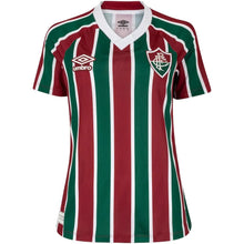 Camiseta local del Fluminense 25/26 para mujer - Vino y verde