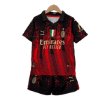 Kit infantil del AC Milan 2023/24