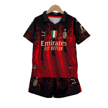 Kit infantil del AC Milan 2023/24