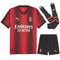 Kit infantil del AC Milan 2023/24