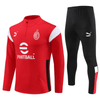 Camiseta con media cremallera del AC Milan