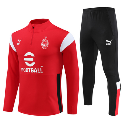 Camiseta con media cremallera del AC Milan