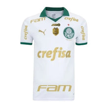 Camiseta visitante del Palmeiras 24/25 - Blanca - Con patrocinio + PARCHE DE CAMPEÓN BRASILEÑO 2023