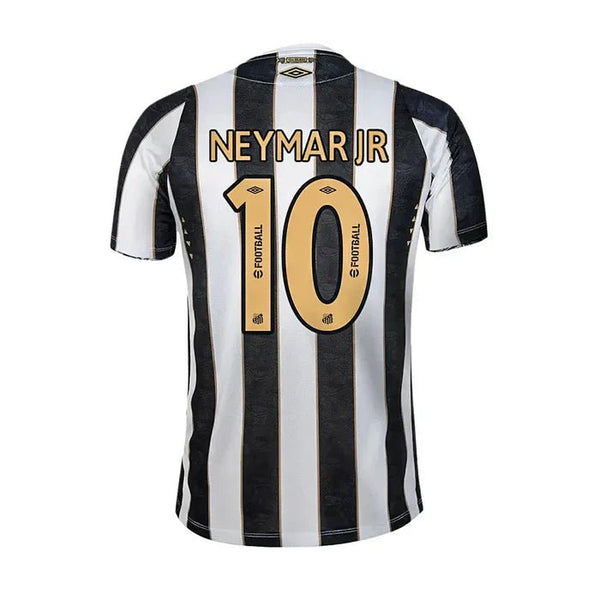 Camiseta de visitante del Santos 24/25 - Blanco y negro #NeymarJr10