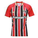 Camiseta de visitante del São Paulo 25/26 para mujer - Rojo y negro