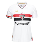 Camiseta São Paulo Primera equipación mujer 25/26 - Blanco