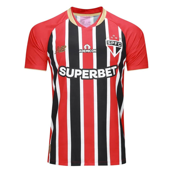 Camiseta de jugador São Paulo segunda 25/26 roja y negra