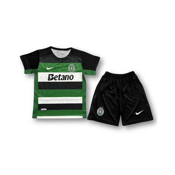 Kit local infantil del Sporting 2024/25