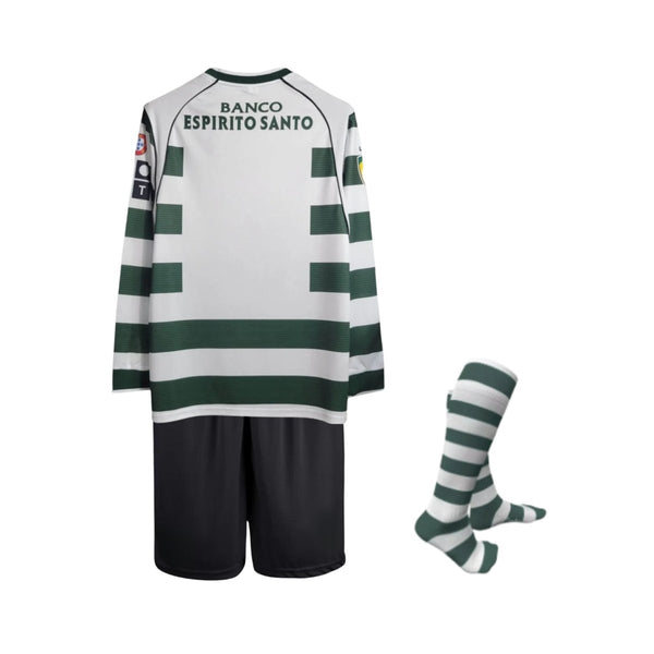 Equipación infantil - Sporting Home 02/03 - Manga larga