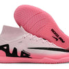 Chuteira Futsal Nike Air Zoom Mercurial Superfly 9 Elite IC Rosa e Preto "Mad Brilliance Pack"