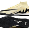 Chuteira Futsal Nike Air Zoom Mercurial Superfly 9 Elite IC Bege e Preta "Mad Ready Pack"