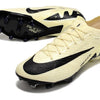 Chuteira Campo Nike Air Zoom Mercurial Vapor 15 Elite FG Bege e Preta "Mad Ready Pack"