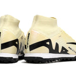 Chuteira Society Nike Air Zoom Mercurial Superfly 9 Elite TF Bege e Preta "Mad Ready Pack"