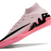 Chuteira Futsal Nike Air Zoom Mercurial Superfly 9 Elite IC Rosa e Preto "Mad Brilliance Pack"