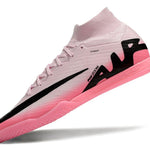 Chuteira Futsal Nike Air Zoom Mercurial Superfly 9 Elite IC Rosa e Preto "Mad Brilliance Pack"