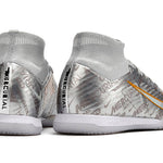 Chuteira Futsal Nike Air Zoom Mercurial Superfly 9 Elite IC Prata "Anniversary Pack"