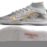 Chuteira Futsal Nike Air Zoom Mercurial Superfly 9 Elite IC Prata "Anniversary Pack"